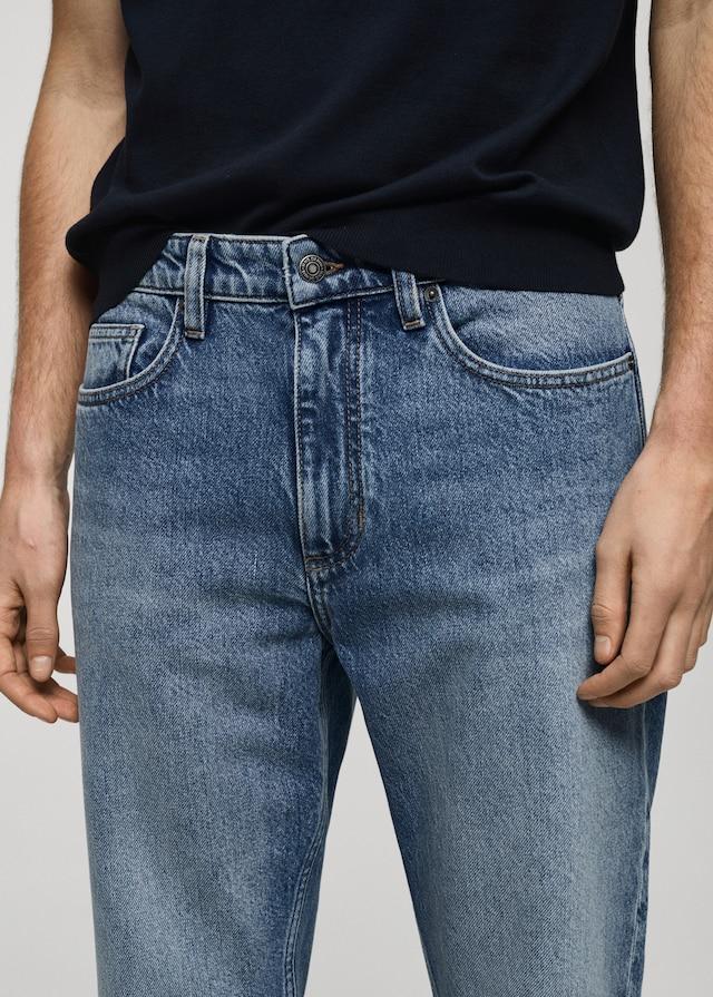 Mango Jeans cropped tapered fit Bestseller