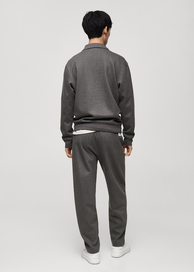 Mango Polo-Sweatshirt mit Stickdetail Tägliche Deals