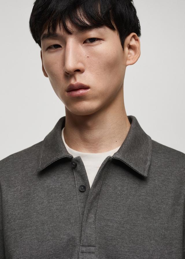 Mango Polo-Sweatshirt mit Stickdetail Tägliche Deals