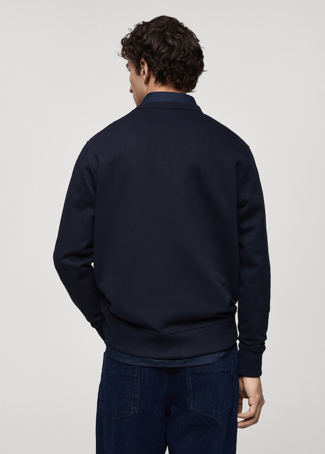 Mango Regular-Fit-Sweatshirt aus Baumwolle Riesige Ersparnisse
