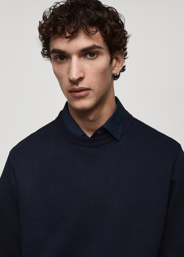 Mango Regular-Fit-Sweatshirt aus Baumwolle Riesige Ersparnisse
