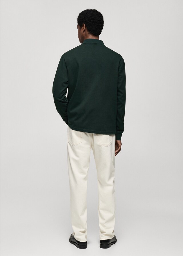 Mango Polo-Sweatshirt aus 100 % Baumwolle VIP-Rabatte