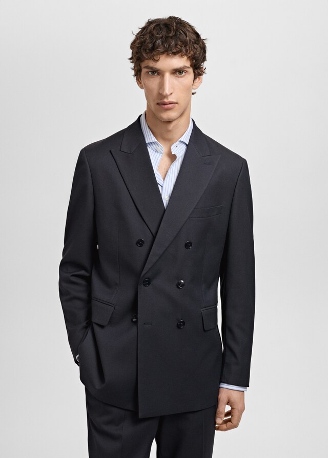 Mango Zweireihiges Slim-Fit-Sakko Mónaco Wochenangebot
