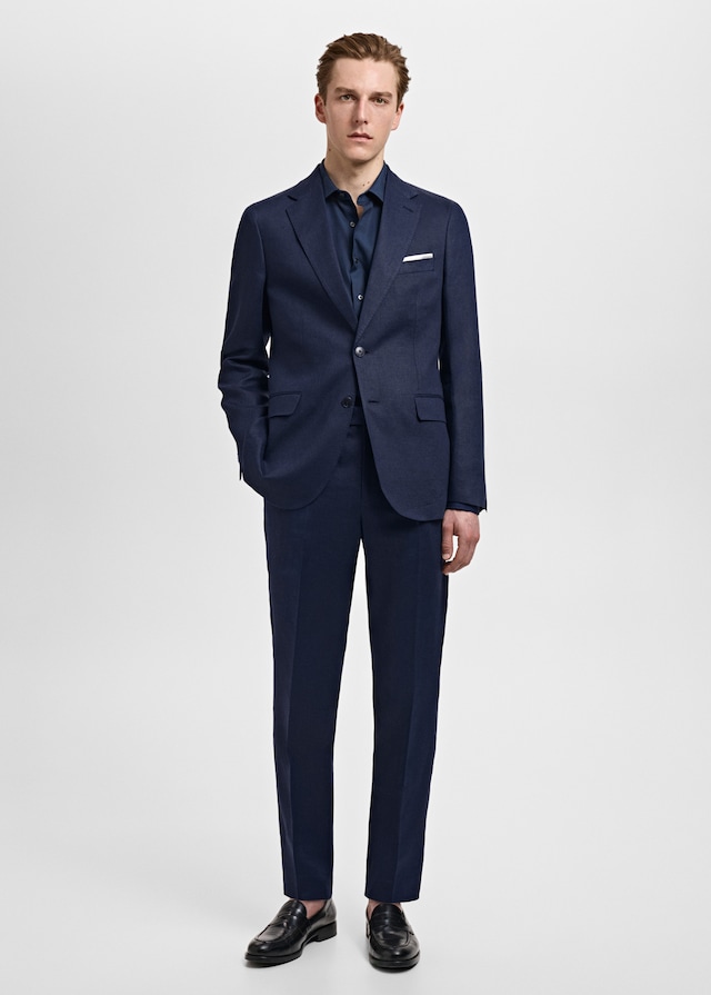 Mango Slim-Fit-Sakko Amalfi aus 100 % Leinen Letzte 3 Tage