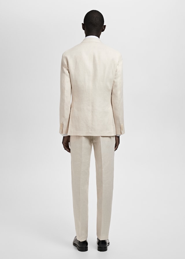 Mango Slim-Fit-Sakko Amalfi aus 100 % Leinen Neueste Stile
