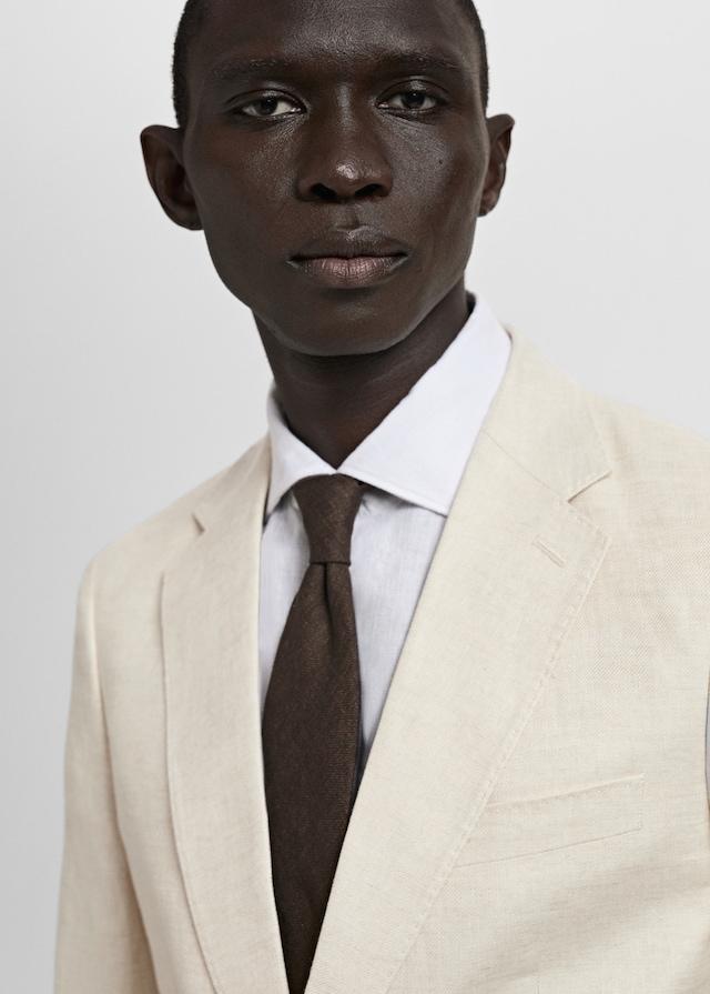 Mango Slim-Fit-Sakko Amalfi aus 100 % Leinen Neueste Stile