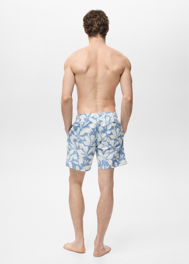 Mango Badeshorts mit floralem Dessin Bis zu 55% Rabatt