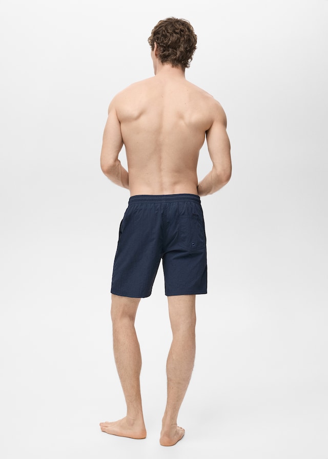 Mango Basic-Badeshorts mit Kordelzug Nur noch ein Tag übrig