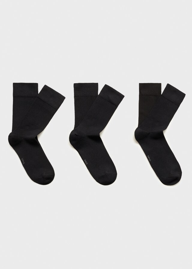 Mango 3-er Pack Baumwollsocken 50% Rabatt mit kostenlosem Versand