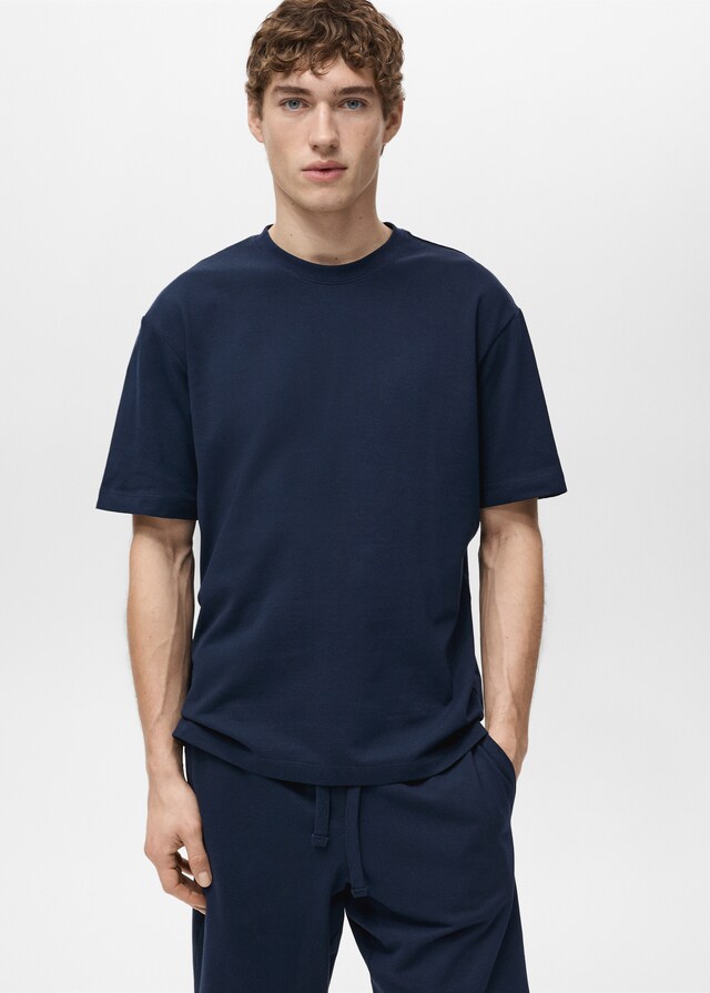 Mango Pack Kurzer Baumwoll-Pyjama Online