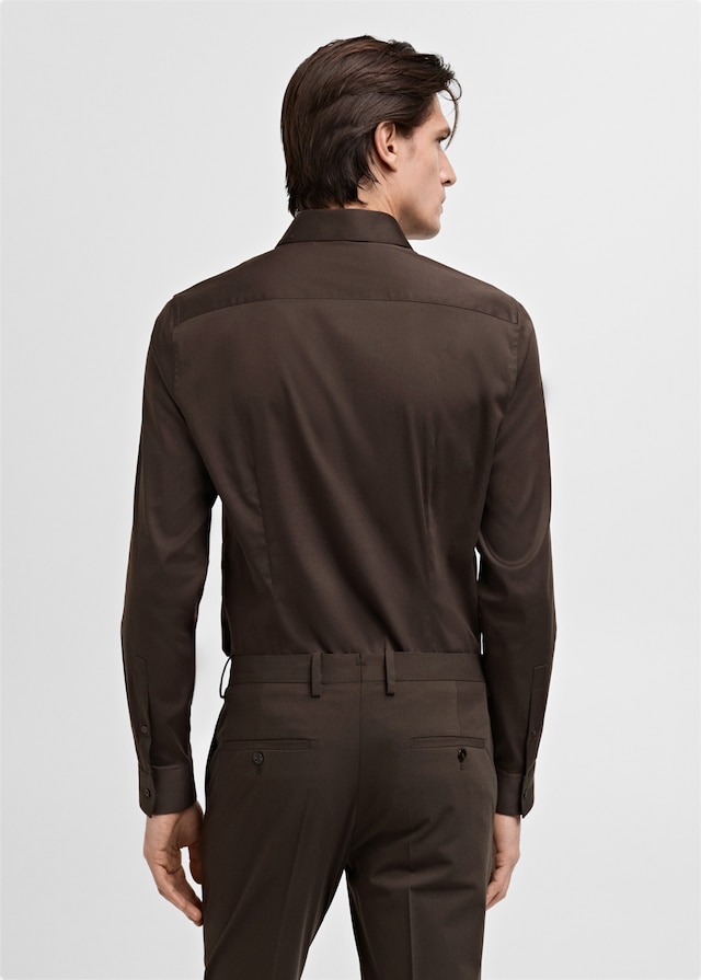 Mango Super Slim Fit-Anzugshemd aus Baumwoll-Stretch Cyber Monday