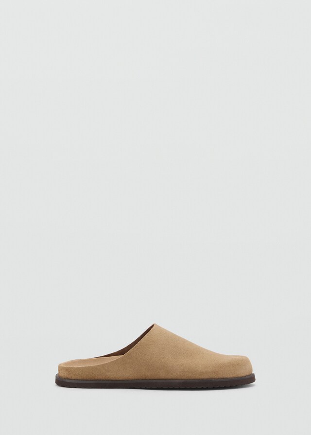 Mango Clogs aus Rauleder Blitzangebot