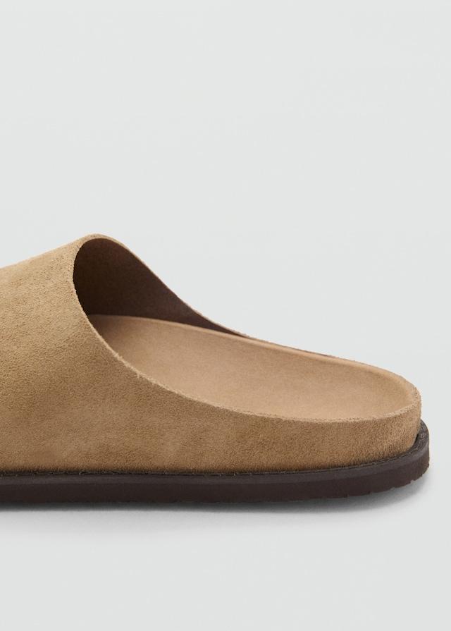 Mango Clogs aus Rauleder Blitzangebot