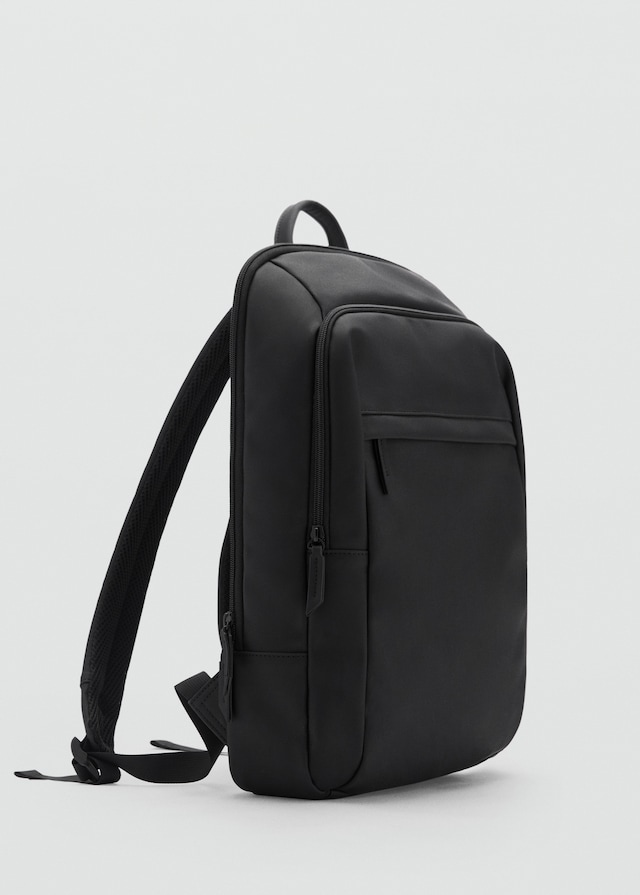 Mango Gummierter Funktionsrucksack Tägliche Deals