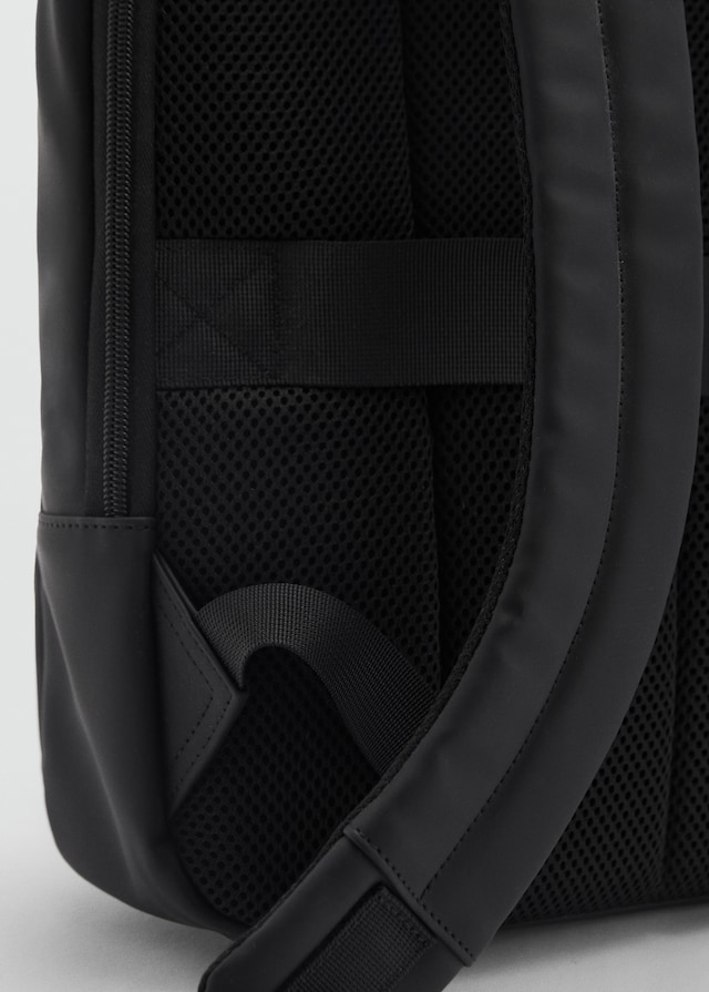 Mango Gummierter Funktionsrucksack Tägliche Deals