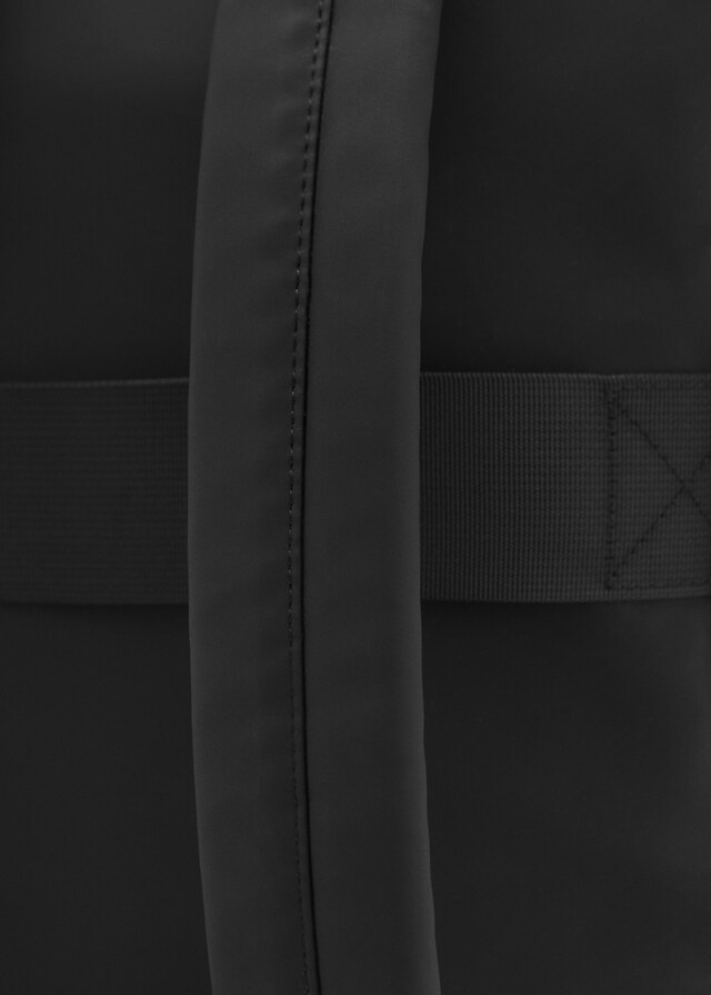 Mango Gummierter Rucksack mit Umschlagverschluss Sonderangebote