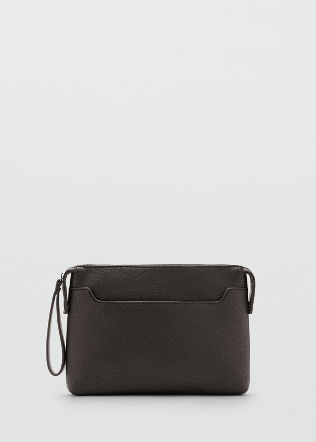 Mango Genarbte Envelope Bag Riesige Ersparnisse