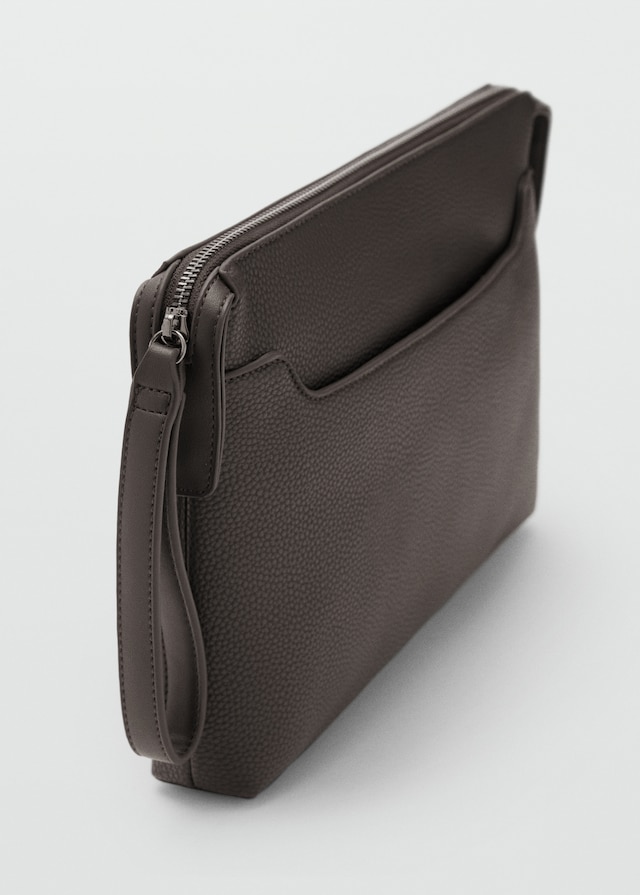 Mango Genarbte Envelope Bag Riesige Ersparnisse