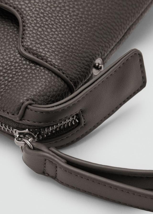 Mango Genarbte Envelope Bag Riesige Ersparnisse