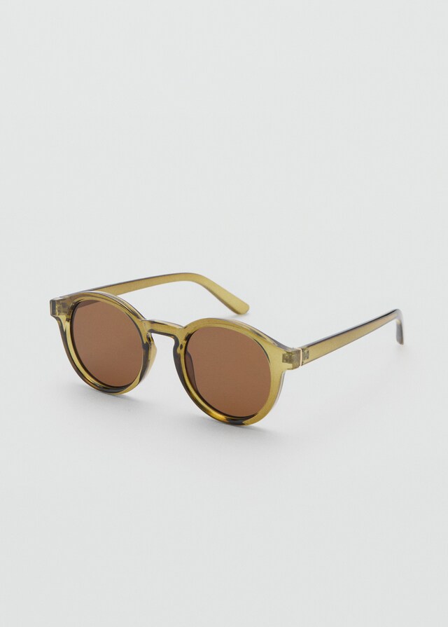 Mango Sonnenbrille mit rundem Gestell Super Rabatt