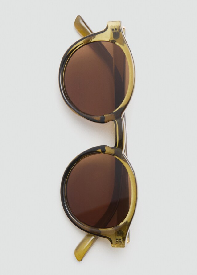 Mango Sonnenbrille mit rundem Gestell Super Rabatt
