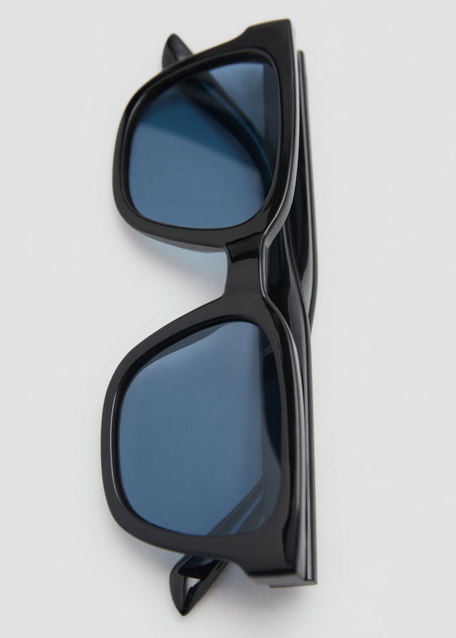 Mango Polarisierte Sonnenbrille mit rechteckigem Design Clearance-Verkauf