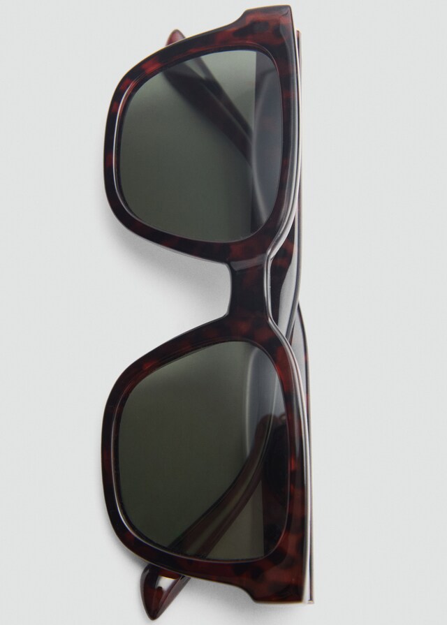 Mango Polarisierte Sonnenbrille mit rechteckigem Design Kostenloser Versand international