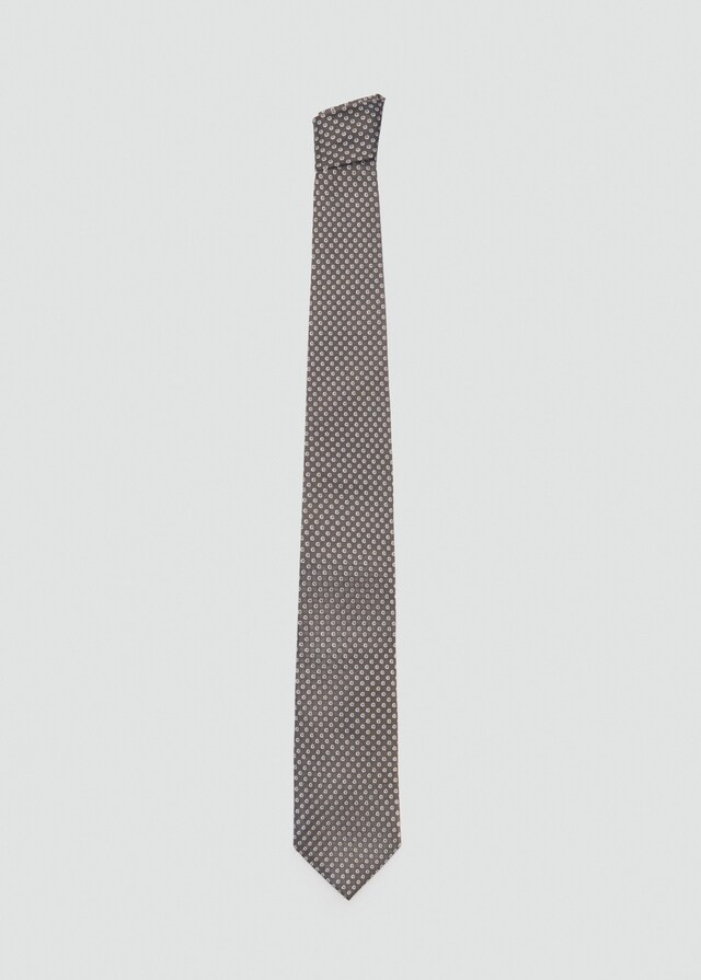 Mango Seidenkrawatte mit Muster Angebote