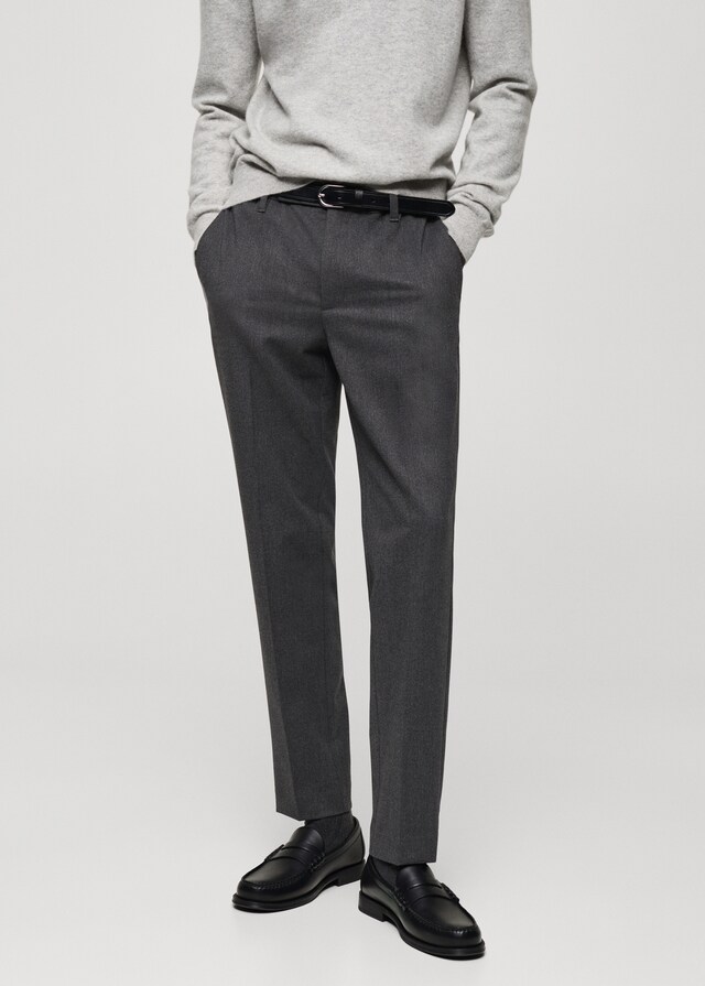 Mango Slim-Fit-Flanellhose Black Friday