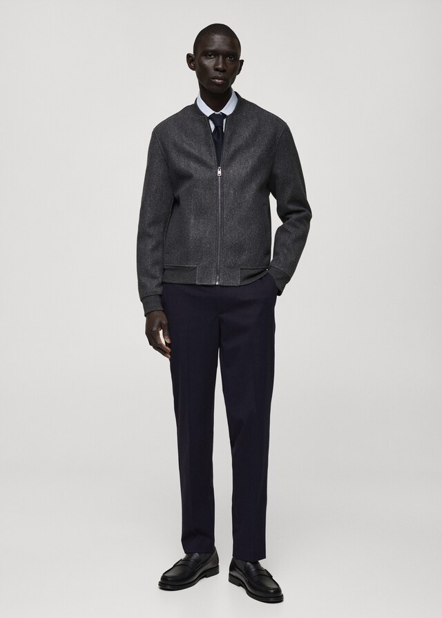 Mango Slim-Fit-Flanellhose Muttertagsangebot