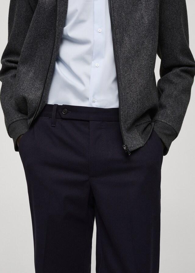 Mango Slim-Fit-Flanellhose Muttertagsangebot
