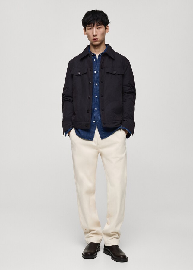 Mango Wasserabweisende Steppjacke Neueste Mode