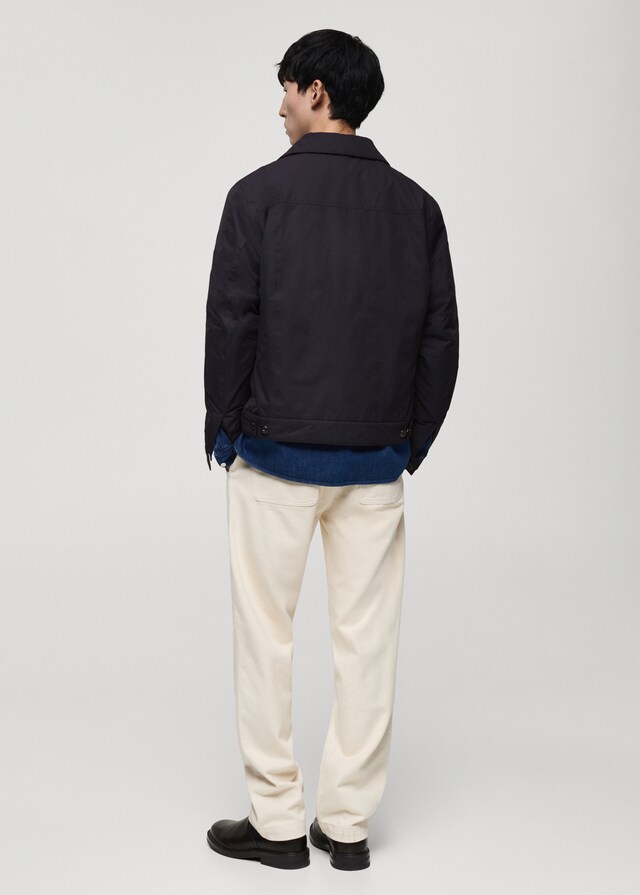 Mango Wasserabweisende Steppjacke Neueste Mode