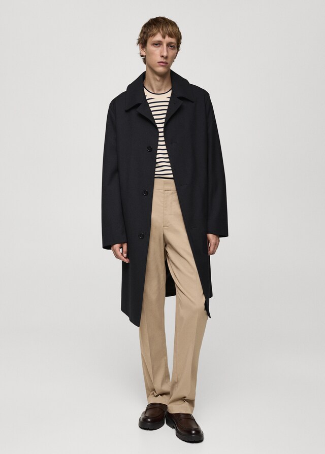 Mango Oversized-Trenchcoat aus Comfort-Stretch-Gewebe Begrenzte Freigabe