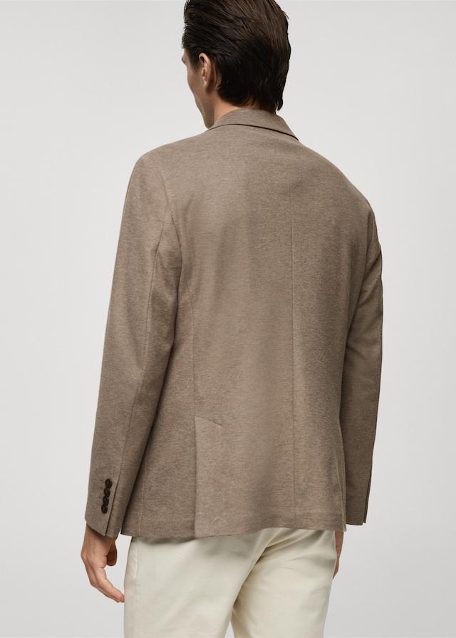 Mango Slim Fit-Blazer aus Baumwolle Kostenloser Versand international