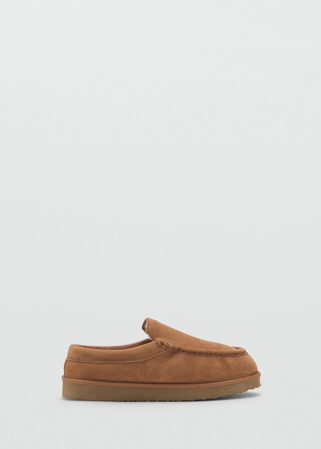 Mango Wildleder-Clogs mit Plüsch-Innenfutter 2025