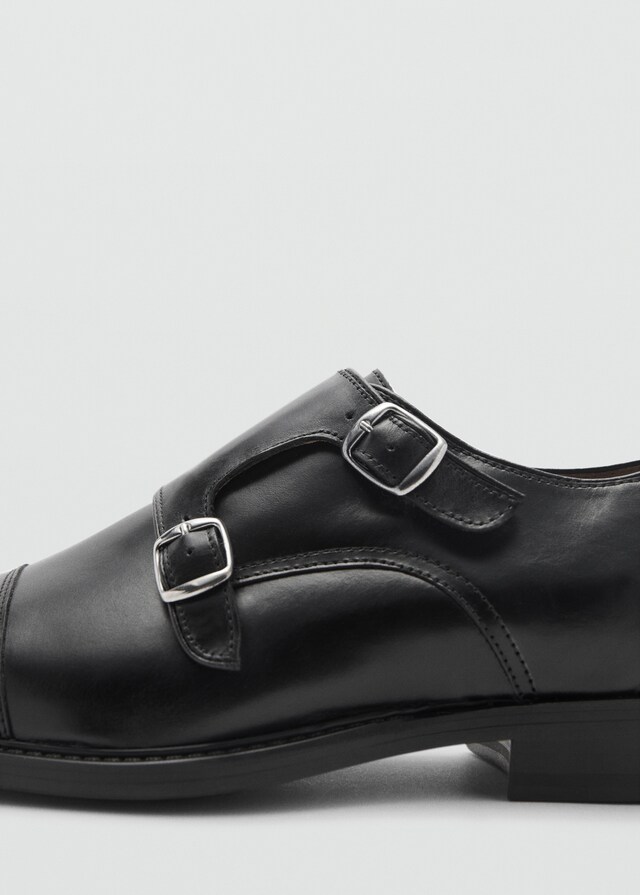 Mango Lederschuh mit Doppelschnalle Angebote