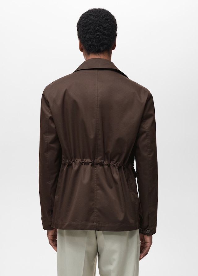 Mango Wasserabweisende Baumwolljacke Saisonschlussverkauf
