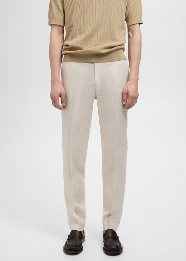 Mango Slim-Fit-Anzughose Amalfi aus 100 % Leinen Weihnachtsangebot