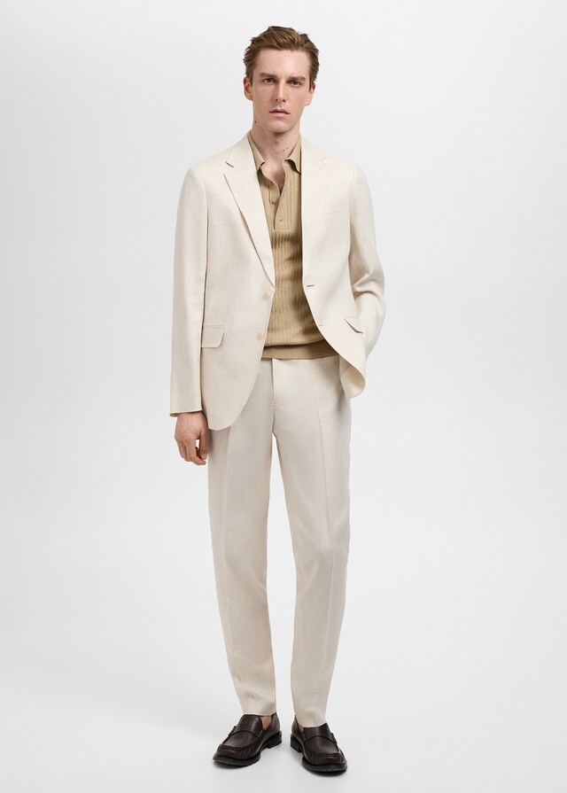 Mango Slim-Fit-Anzughose Amalfi aus 100 % Leinen Weihnachtsangebot