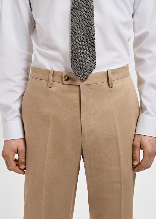 Mango Slim-Fit-Anzughose Amalfi aus 100 % Leinen Osterangebot