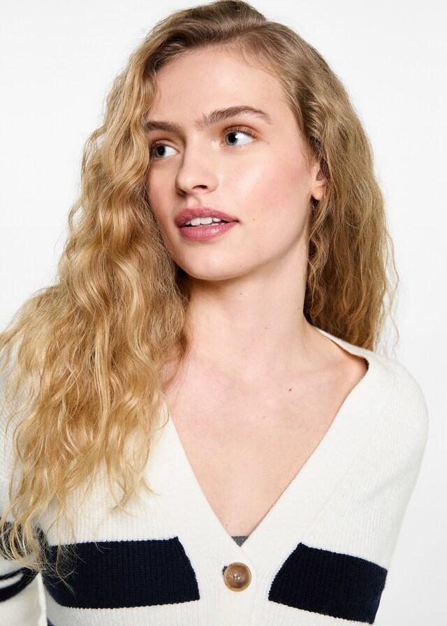 Mango Strickcardigan mit Streifenmuster Bis zu 65% Rabatt