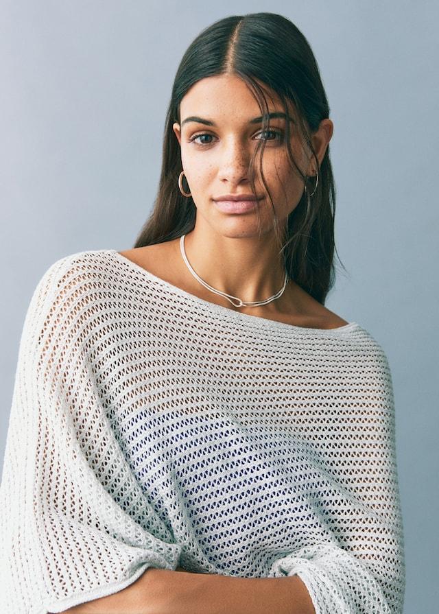 Mango Strick-Cape Nur für heute