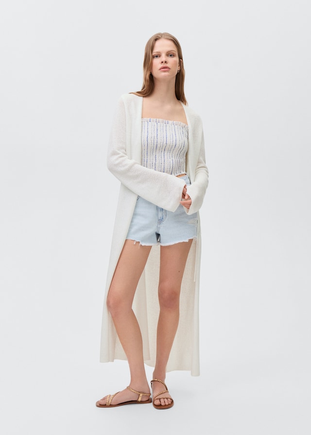 Mango Lange Strickjacke Bis zu 55% Rabatt