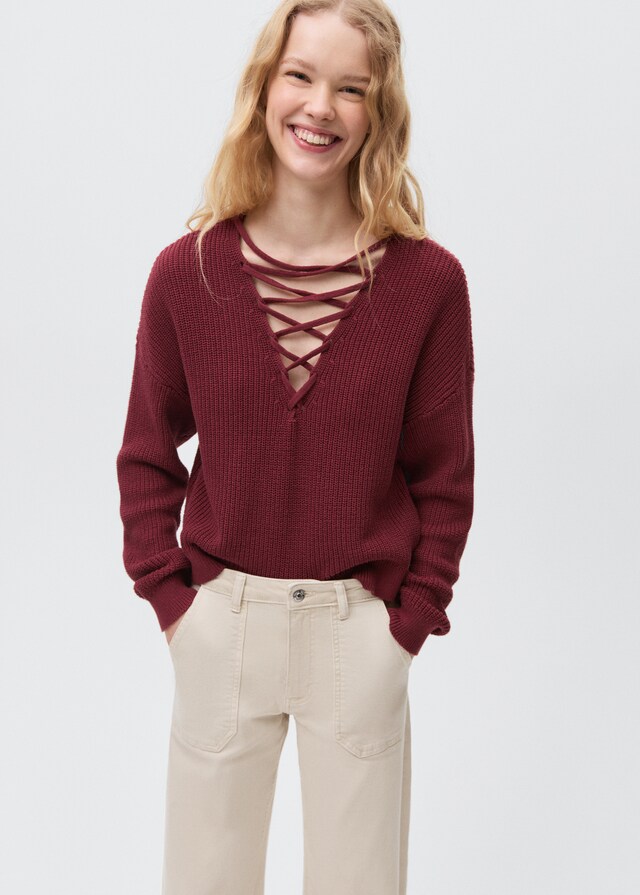 Mango Culotte-Jeans mit Taschen im Angebot