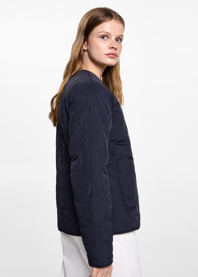 Mango Steppjacke mit Taschen Schlussverkauf
