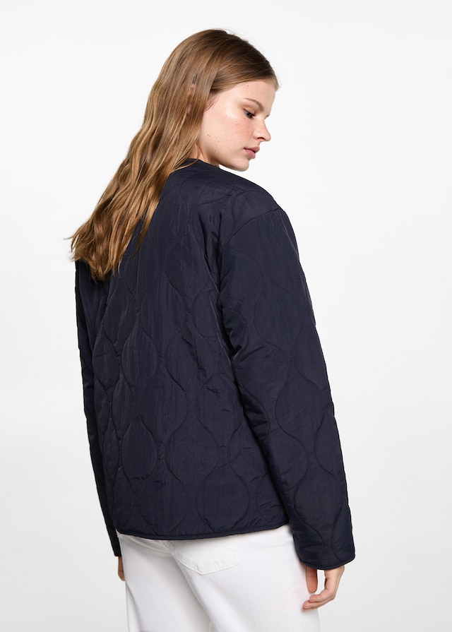 Mango Steppjacke mit Taschen Schlussverkauf
