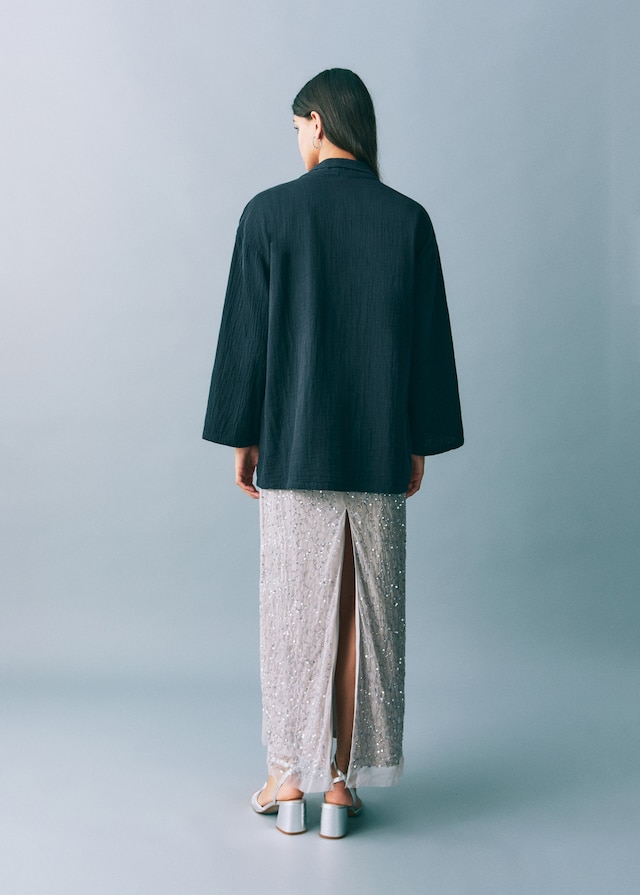 Mango Kimono-Jacke Bambula Blitzverkäufe