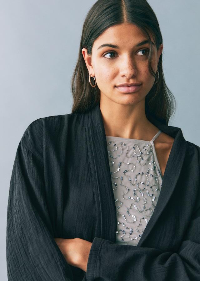 Mango Kimono-Jacke Bambula Blitzverkäufe