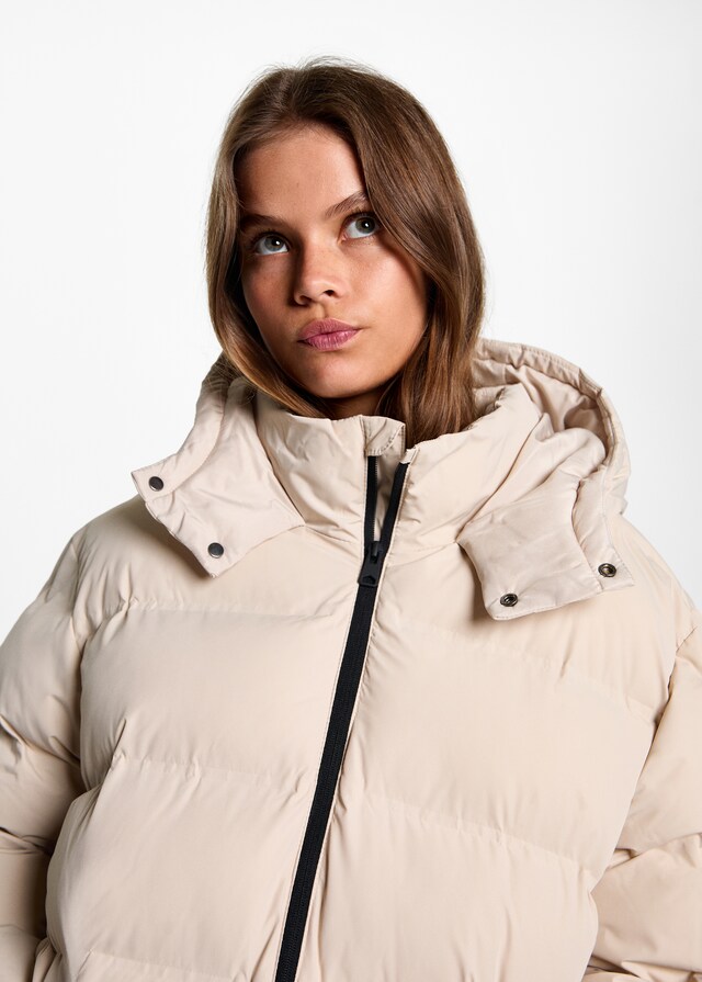 Mango Langer Steppanorak Kostenloser Versand